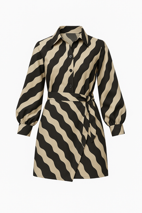 Vestido Chemise Maré Noturna