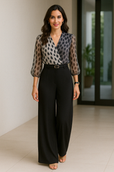 Conjunto Eclipse Elegante Calça + Blusa