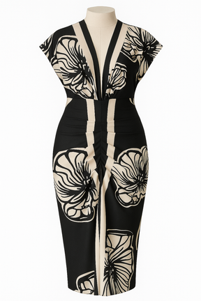 Vestido Miss Longo Estampado