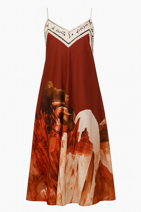 Vestido Terracota Verso