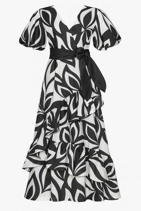 Vestido Noir Botanique